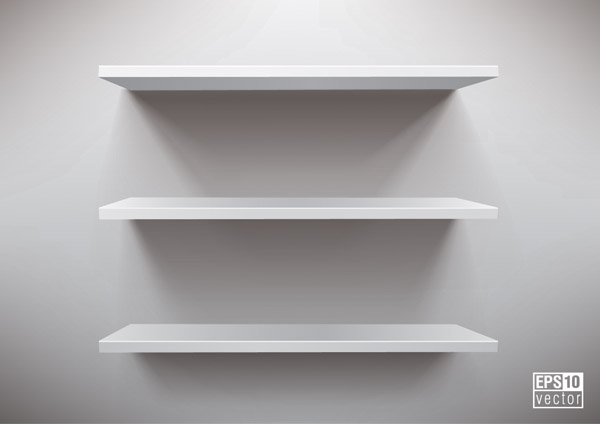 vector display of shelf space