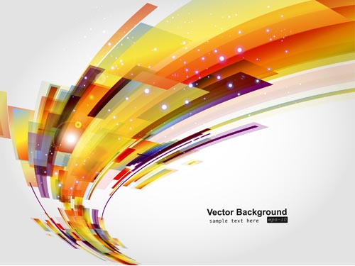 colorful dynamic graphics vector