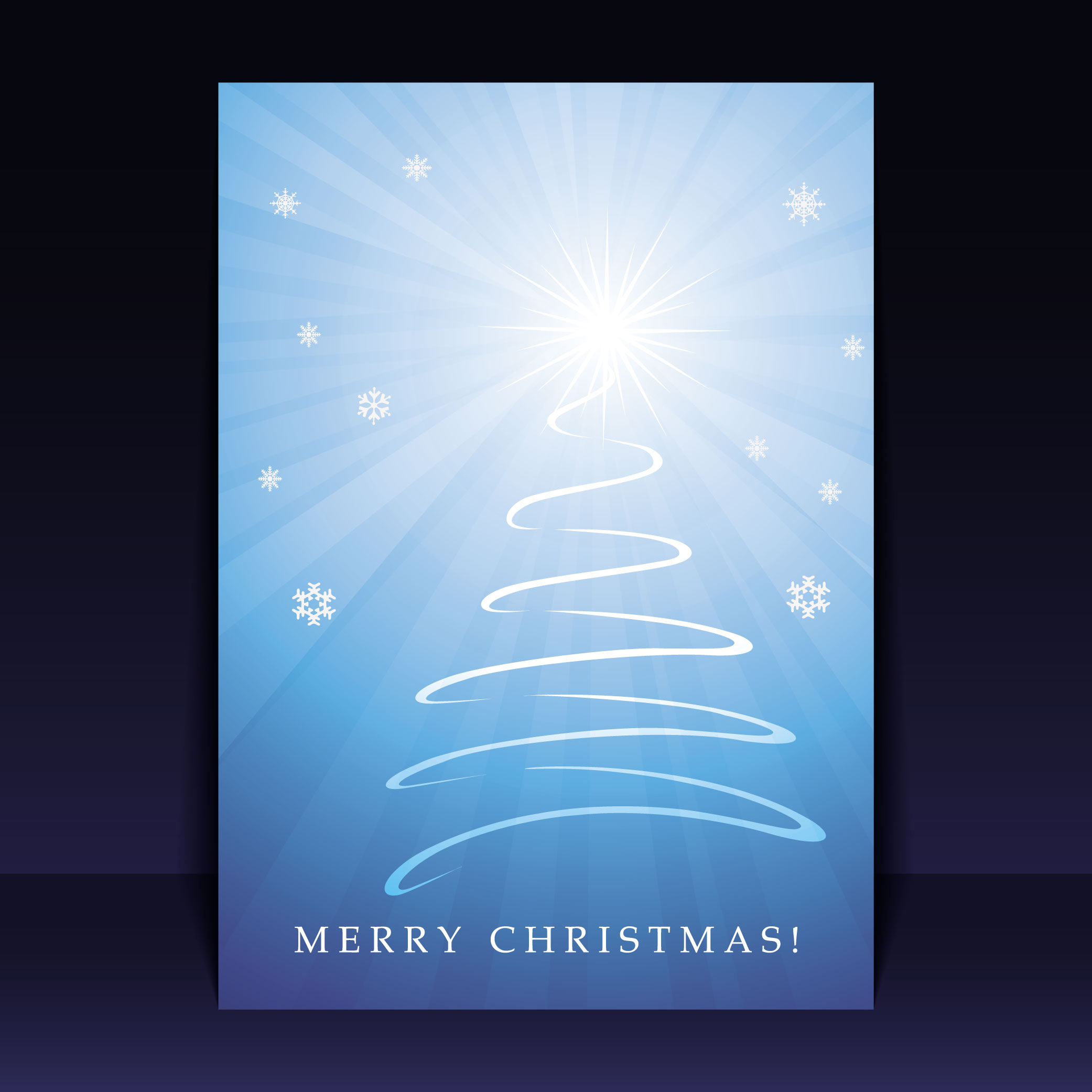 beautiful christmas leaflets 04 vector