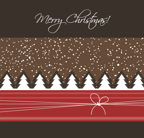 cartoon christmas background 04 vector