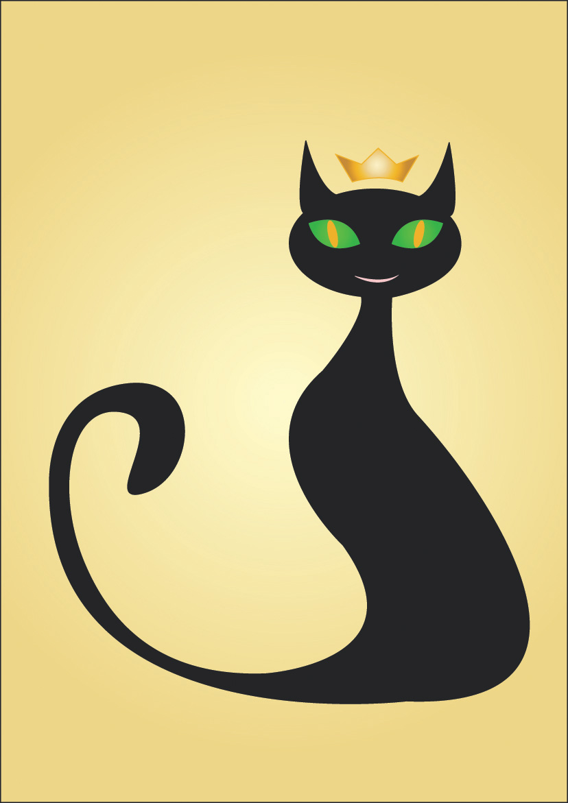 cat theme vector