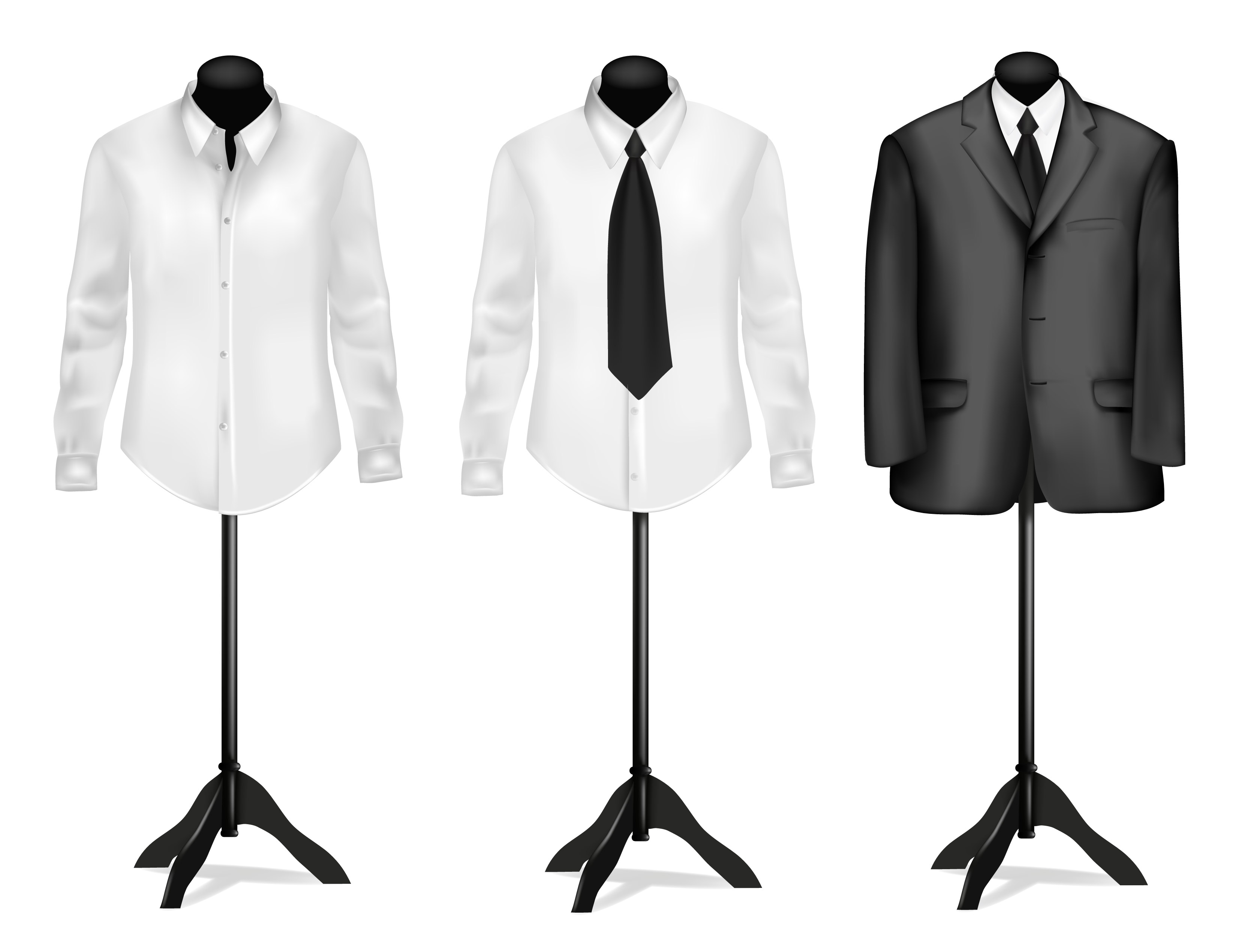 suit and shirt vector