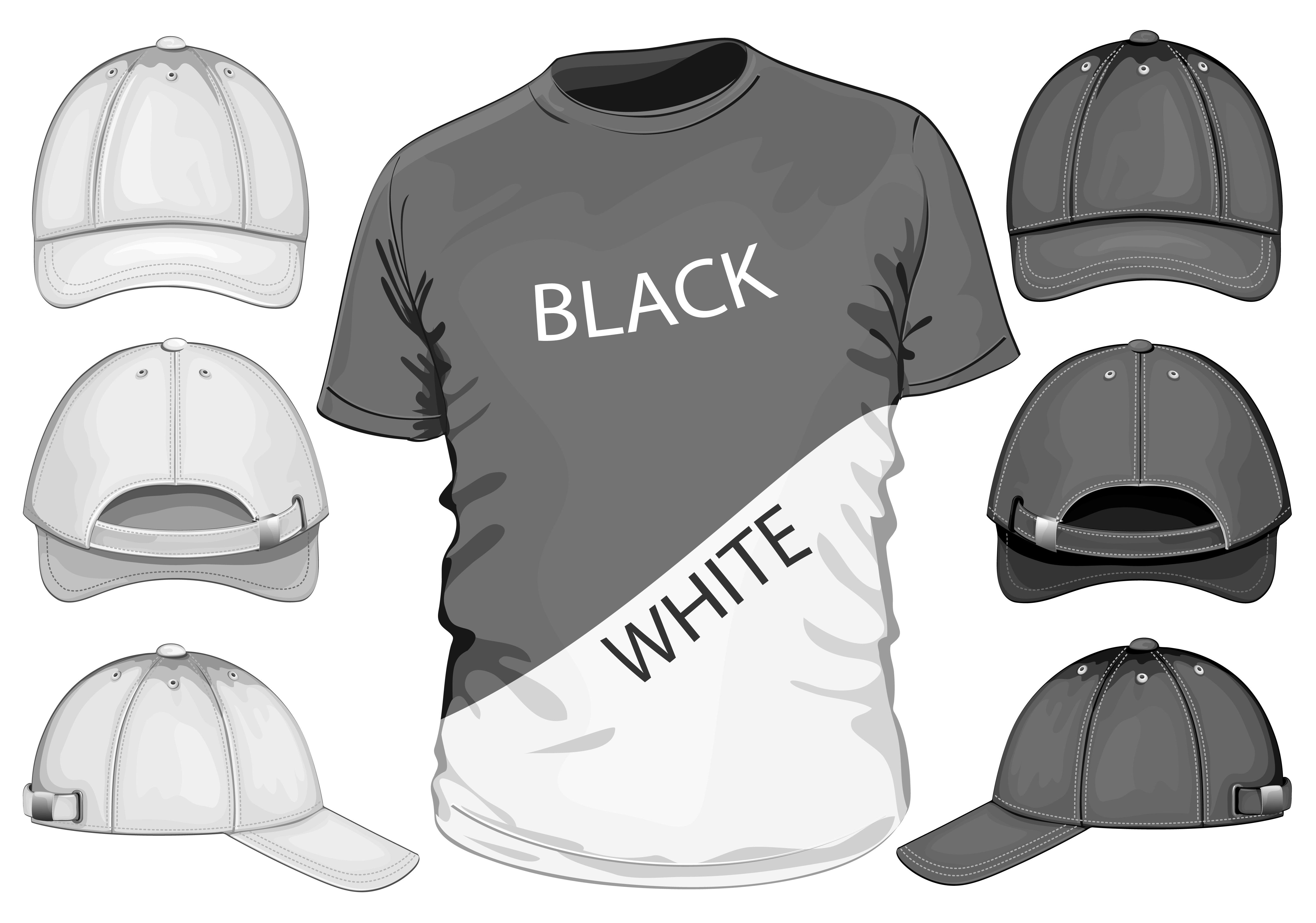 shortsleeve tshirt template 04 vector