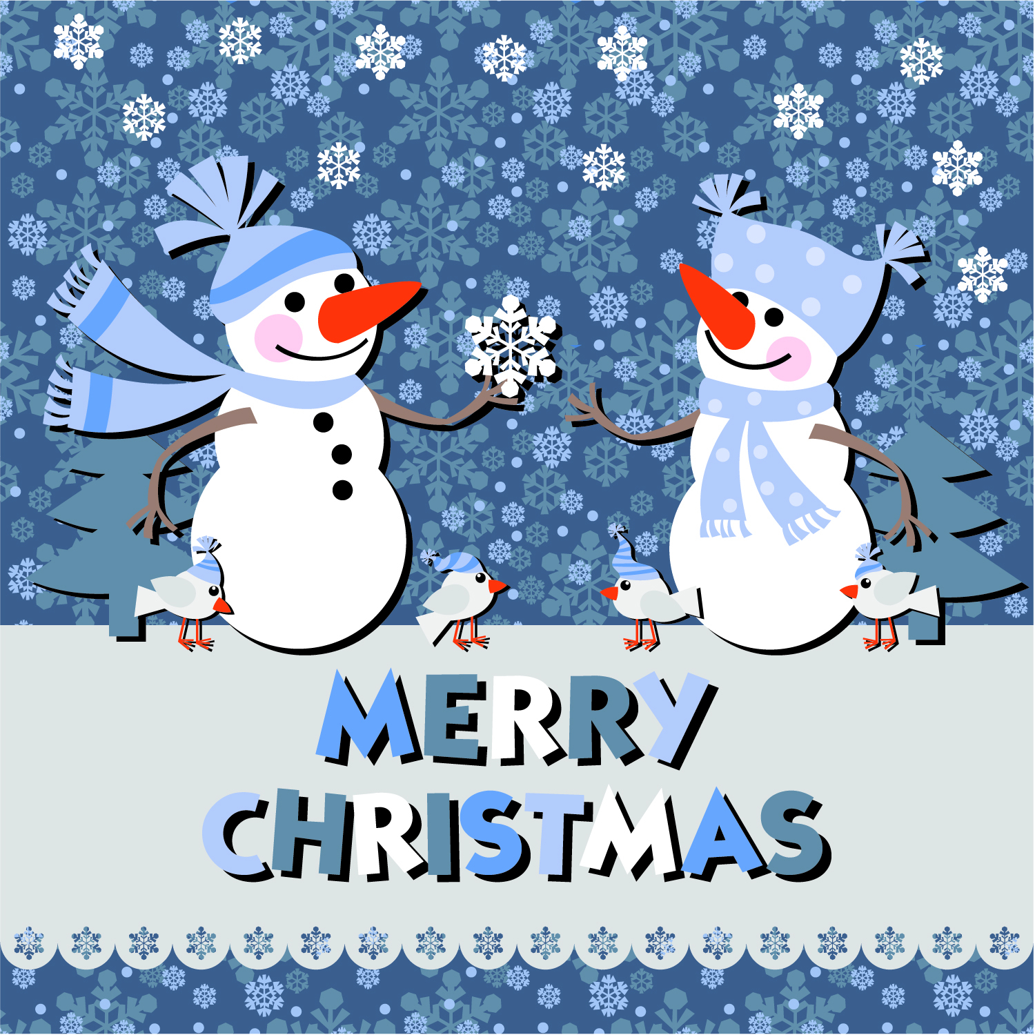 christmas notes stickers 02 vector