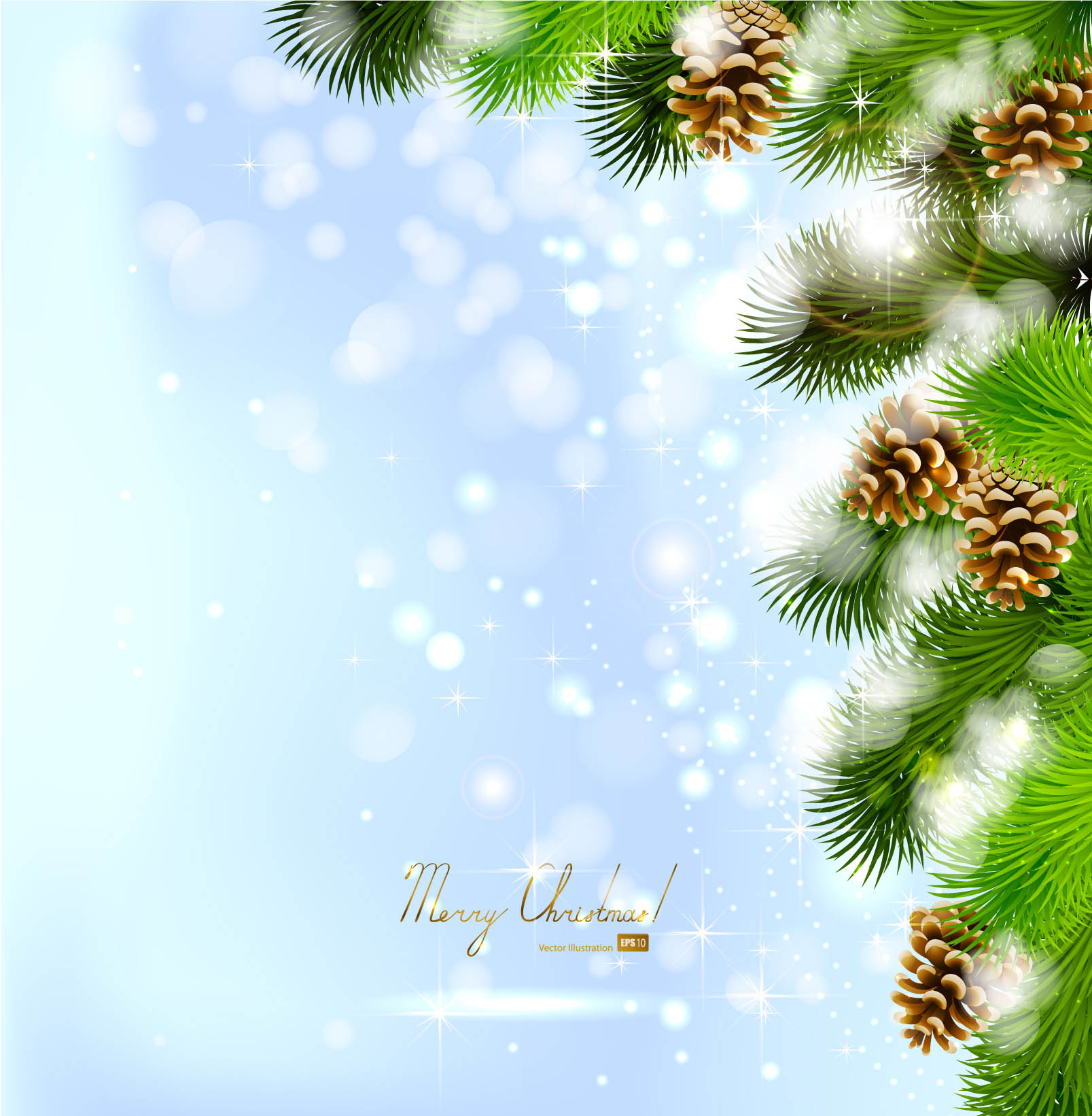 beautiful christmas background 02 vector