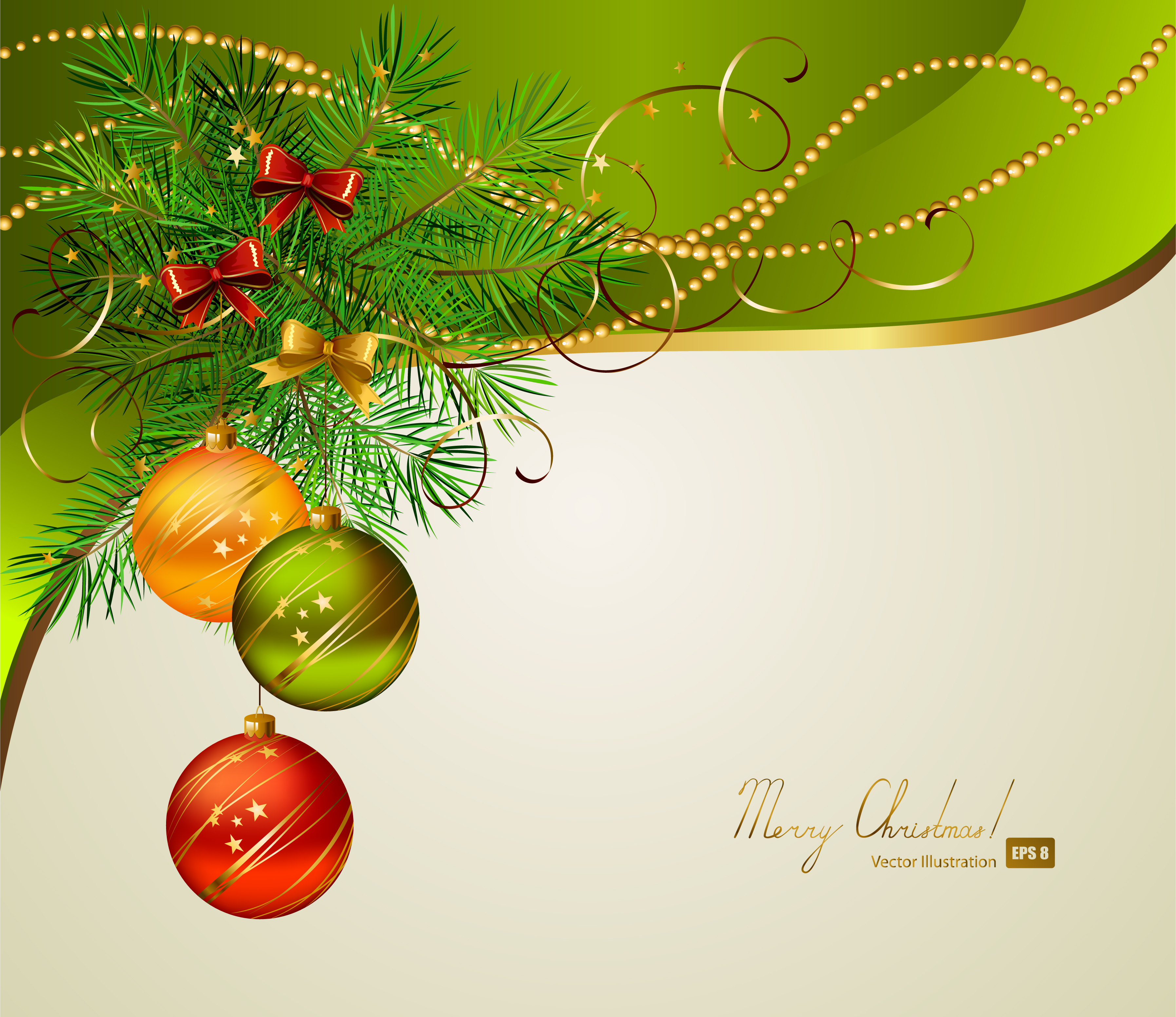 beautiful christmas background 01 vector