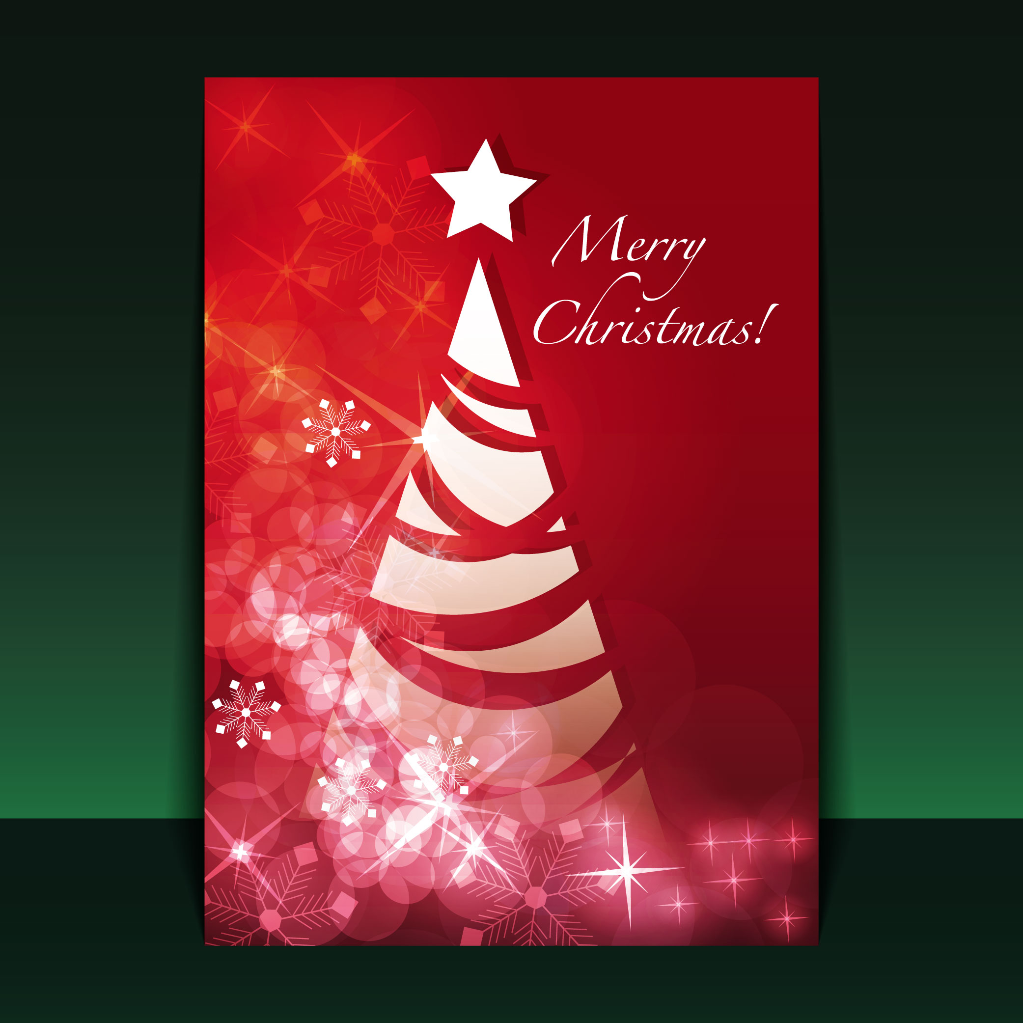 beautiful christmas flyer 01 vector