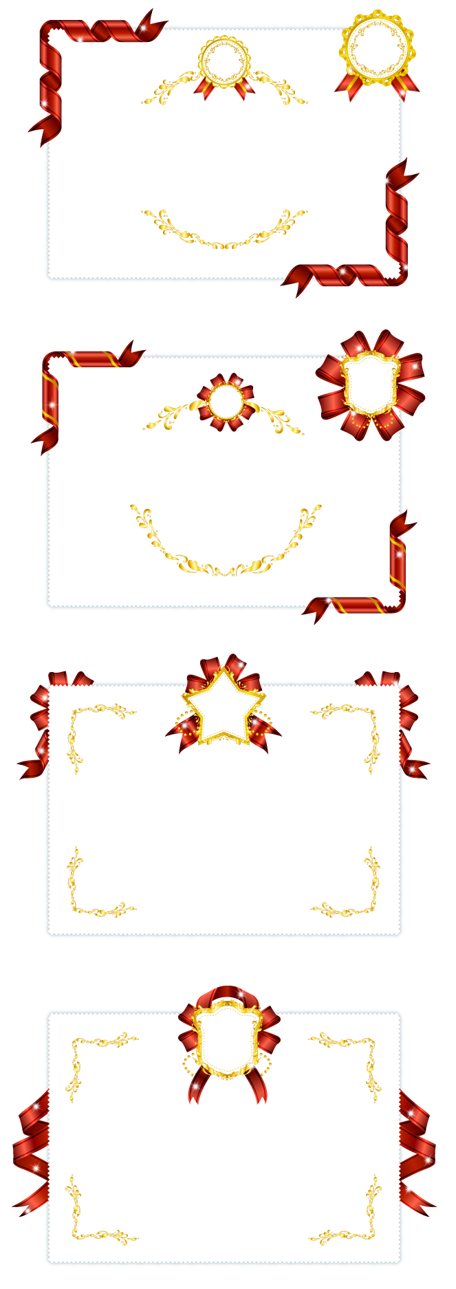 vector festive holiday border