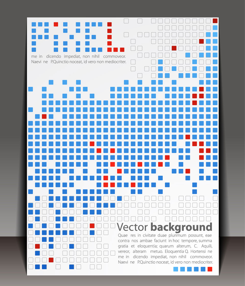 small box layout 01 vector