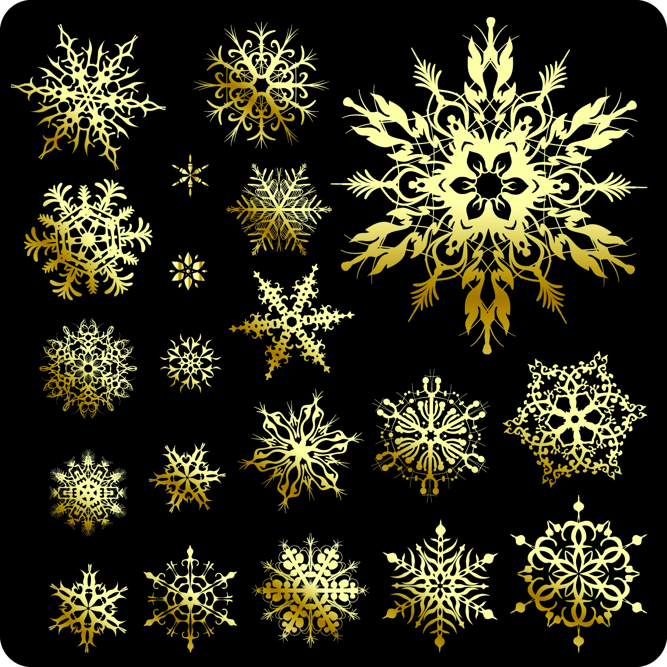 beautiful snowflake pattern 05 vector