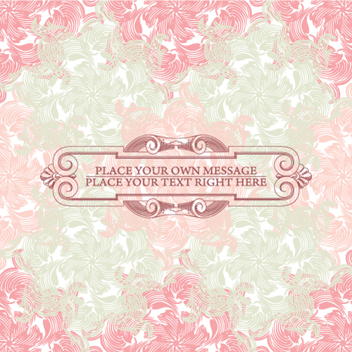 pink background pattern 01 vector