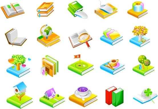 book series seven icon vector