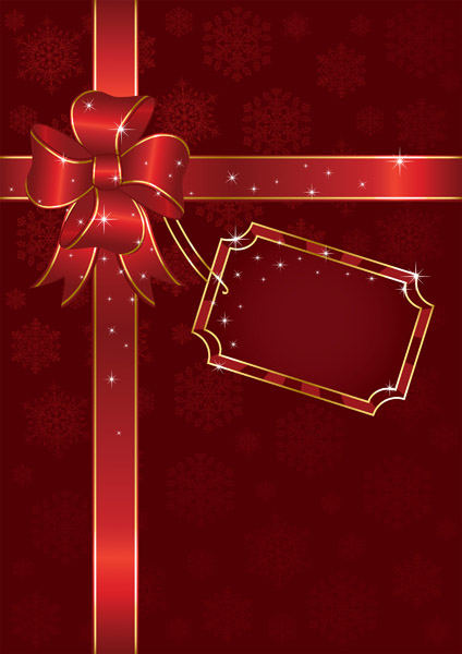 festive packaging background vector