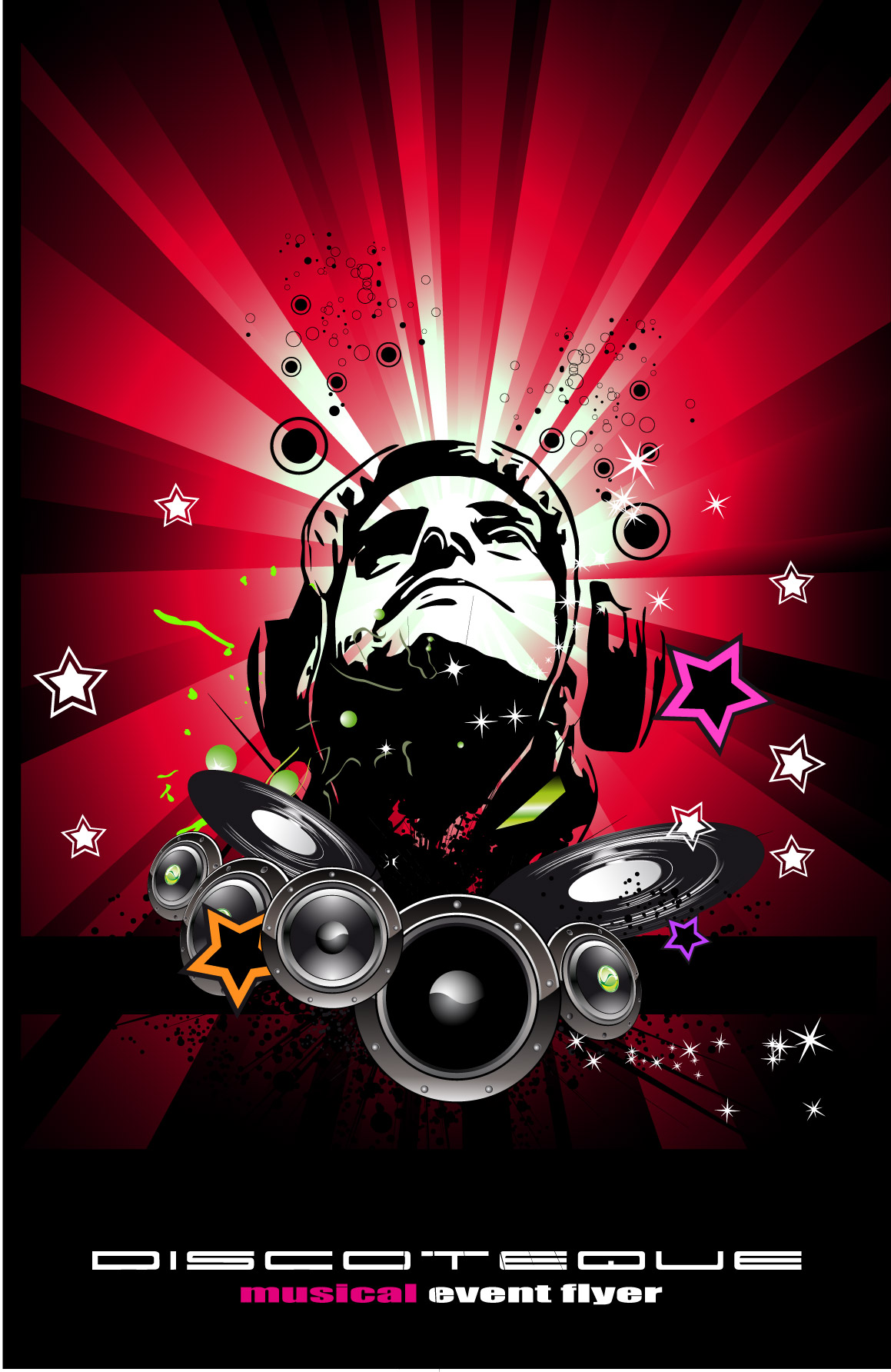 trend of music posters vector