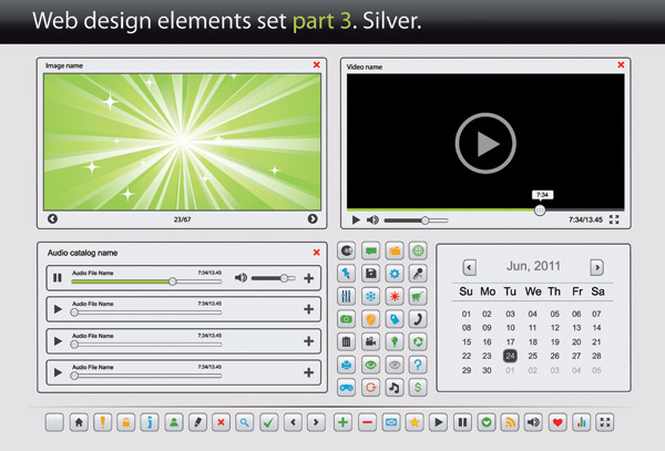 web design elements vector 3
