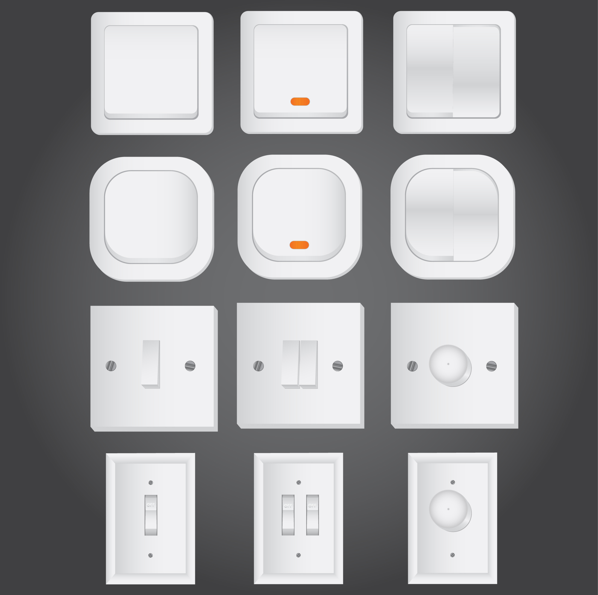 electrical switch vector