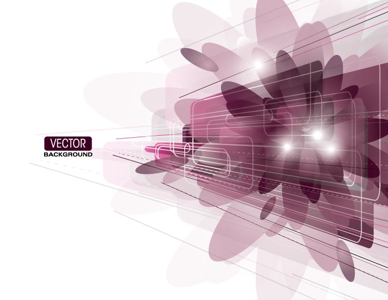 brilliant purple elements 05 vector