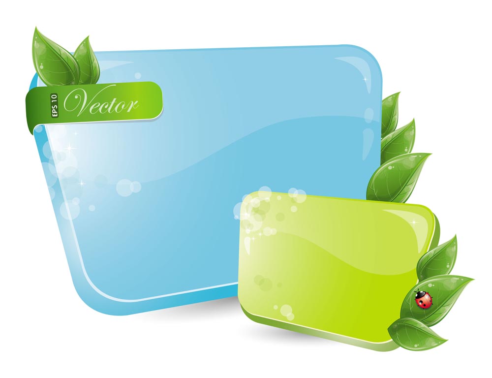 blue and green dialog box 01 vector