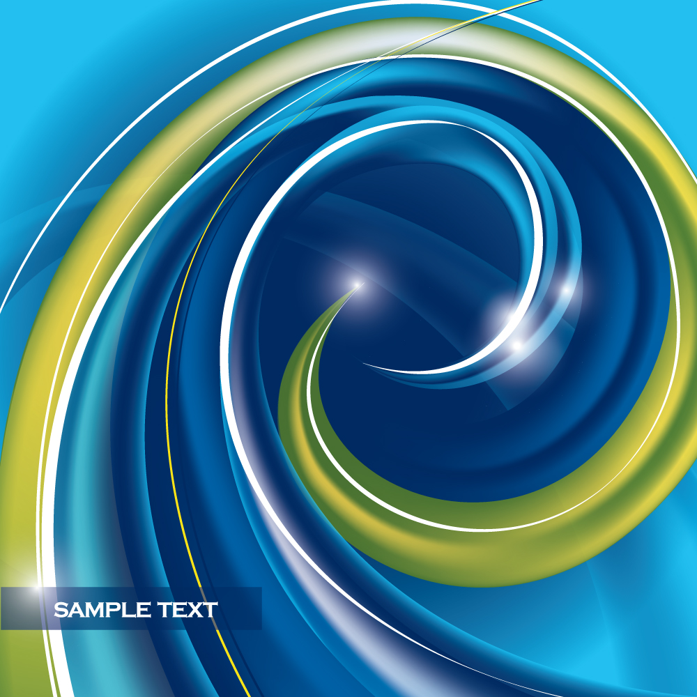 dynamic abstract spiral pattern 01 vector