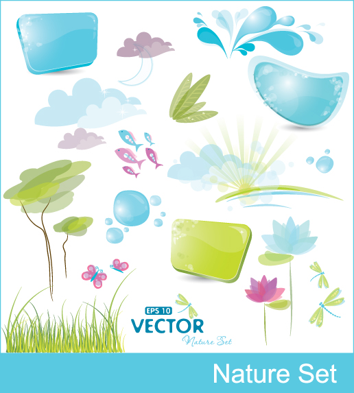 cute vector elements vector