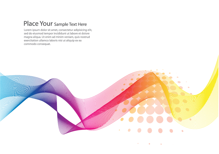 brilliant dynamic flow line card 03 vector