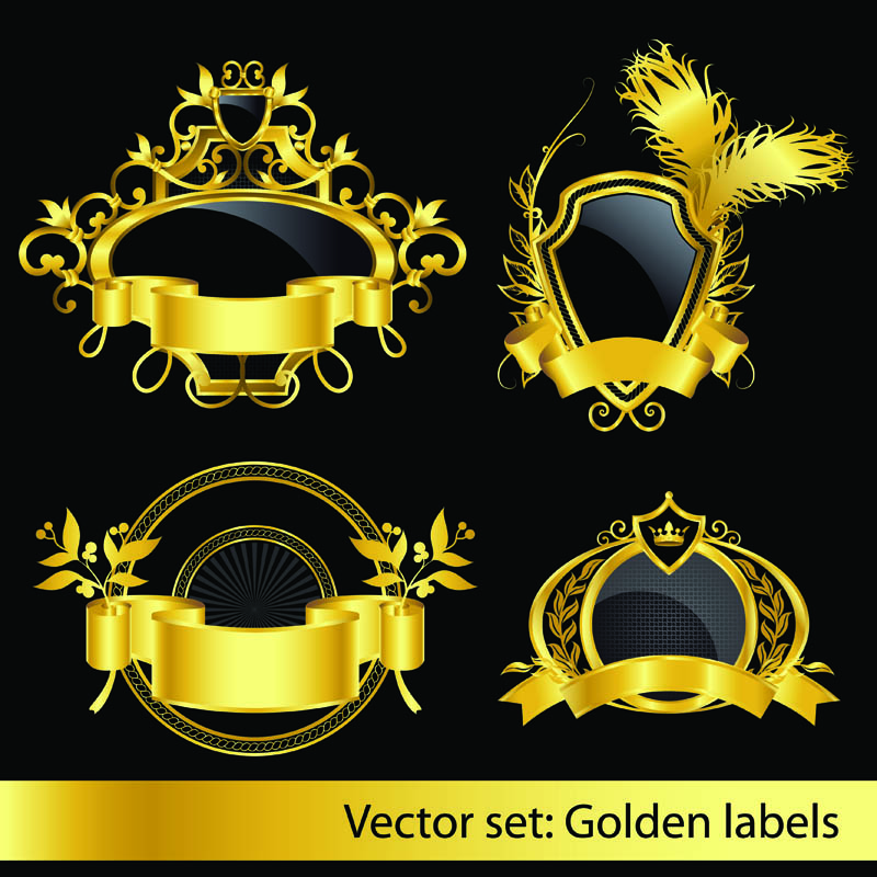 european classic pattern of label 01 vector