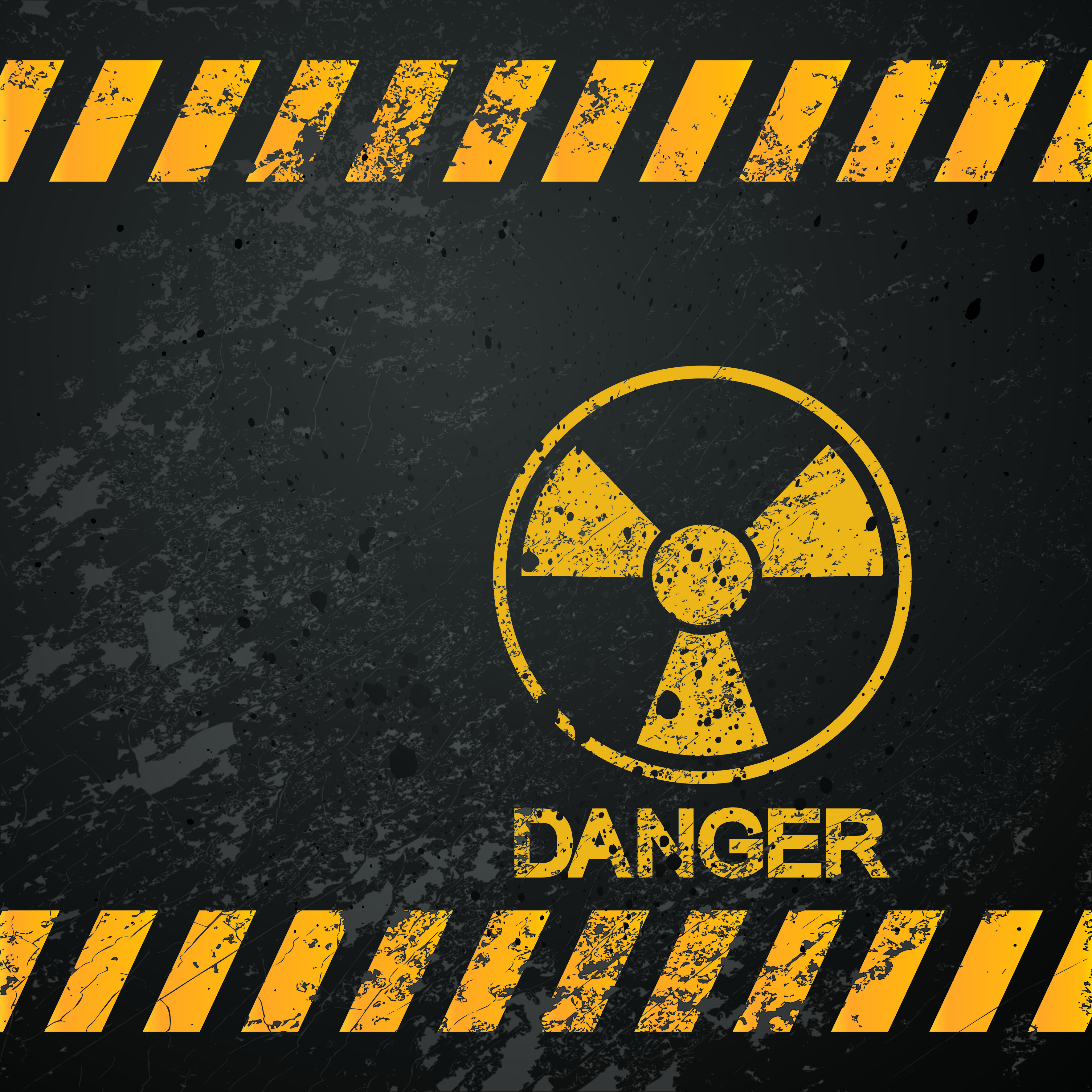 nuclear warning signs 04 vector