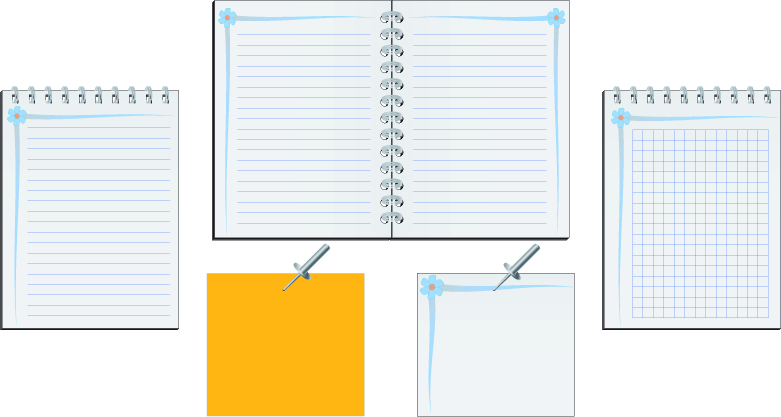 blank book vector