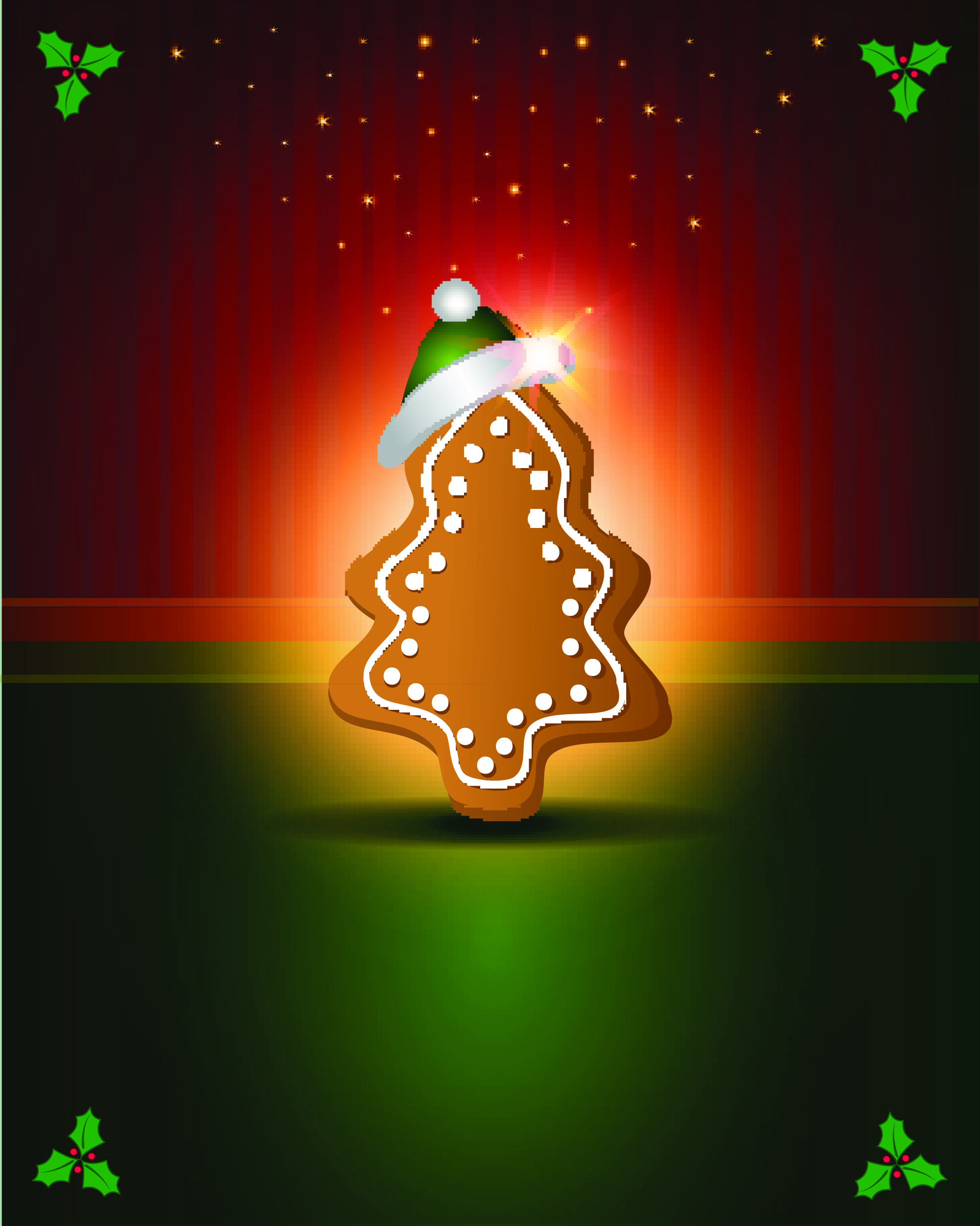 beautiful christmas label 04 vector