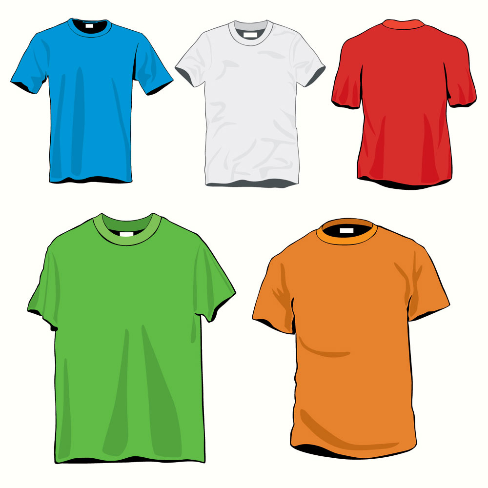 clothes template 20 vector