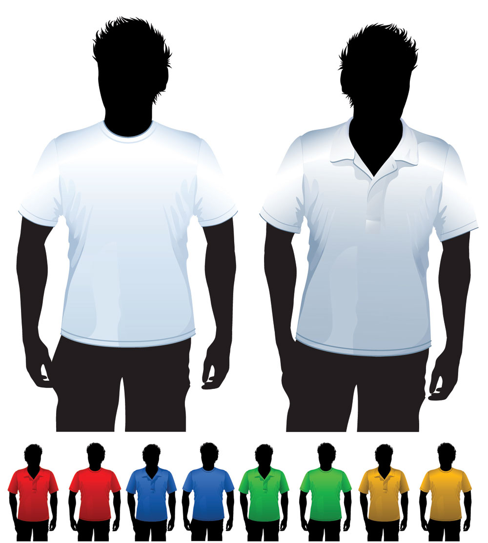 clothes template 24 vector