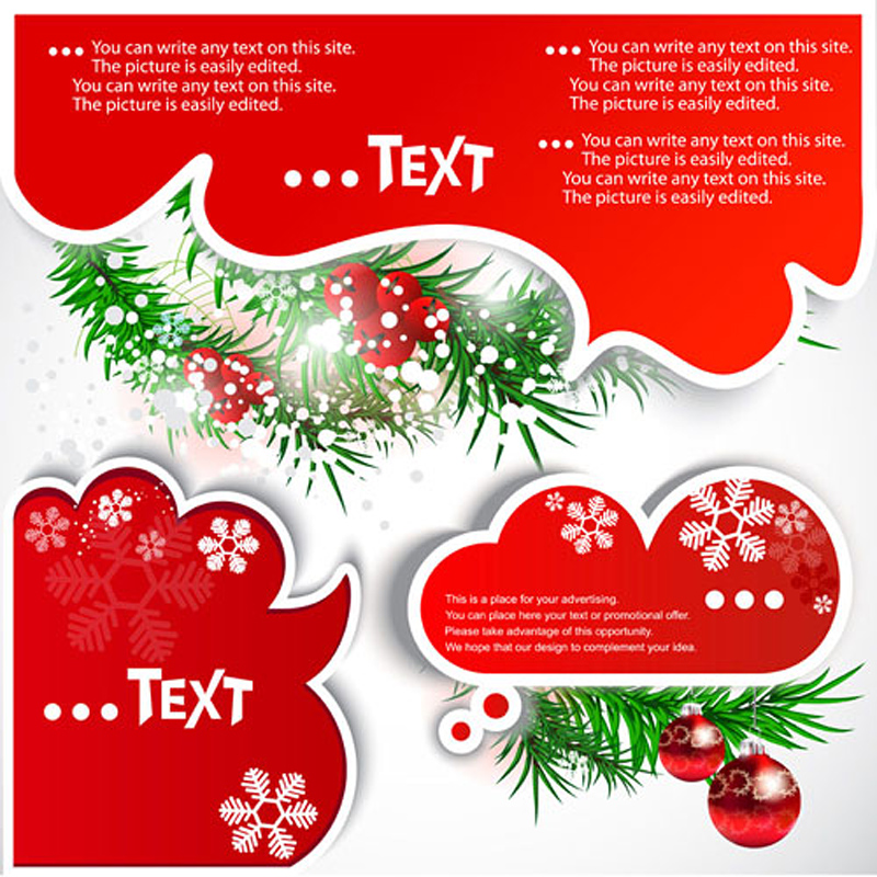 christmas notes 01 vector