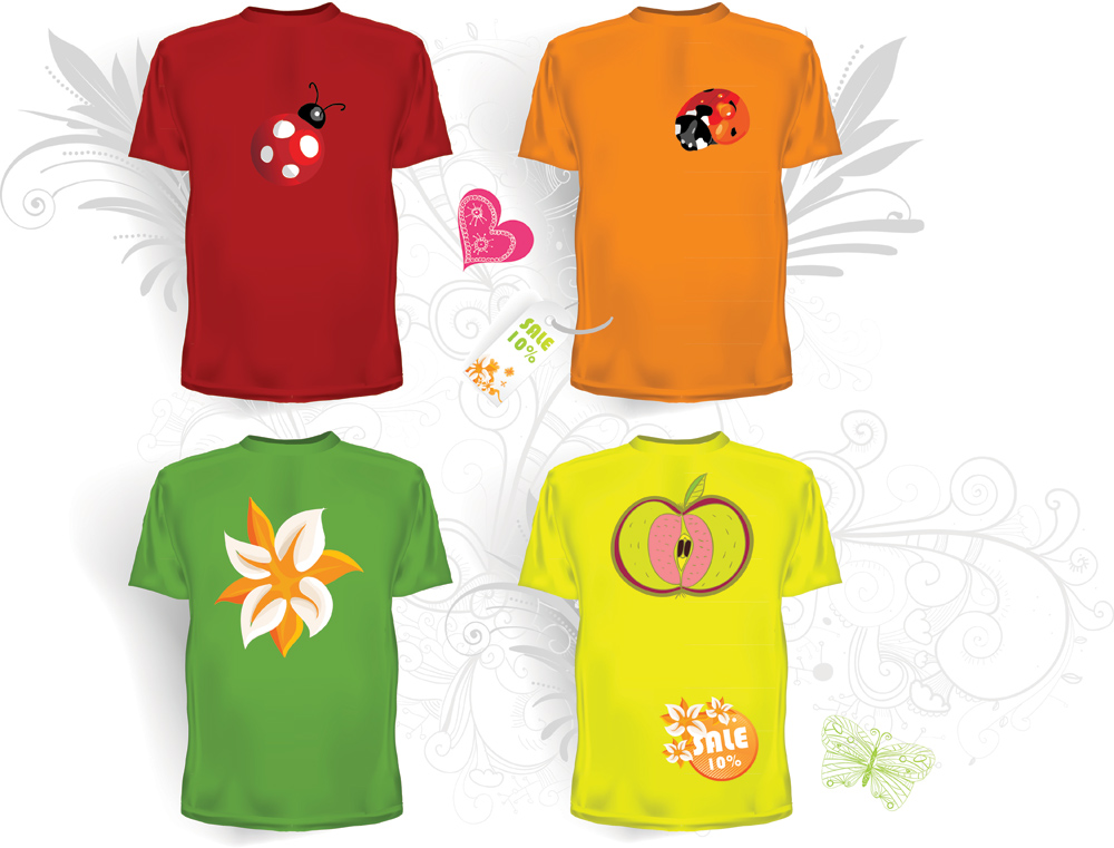 clothes templates 05 vector