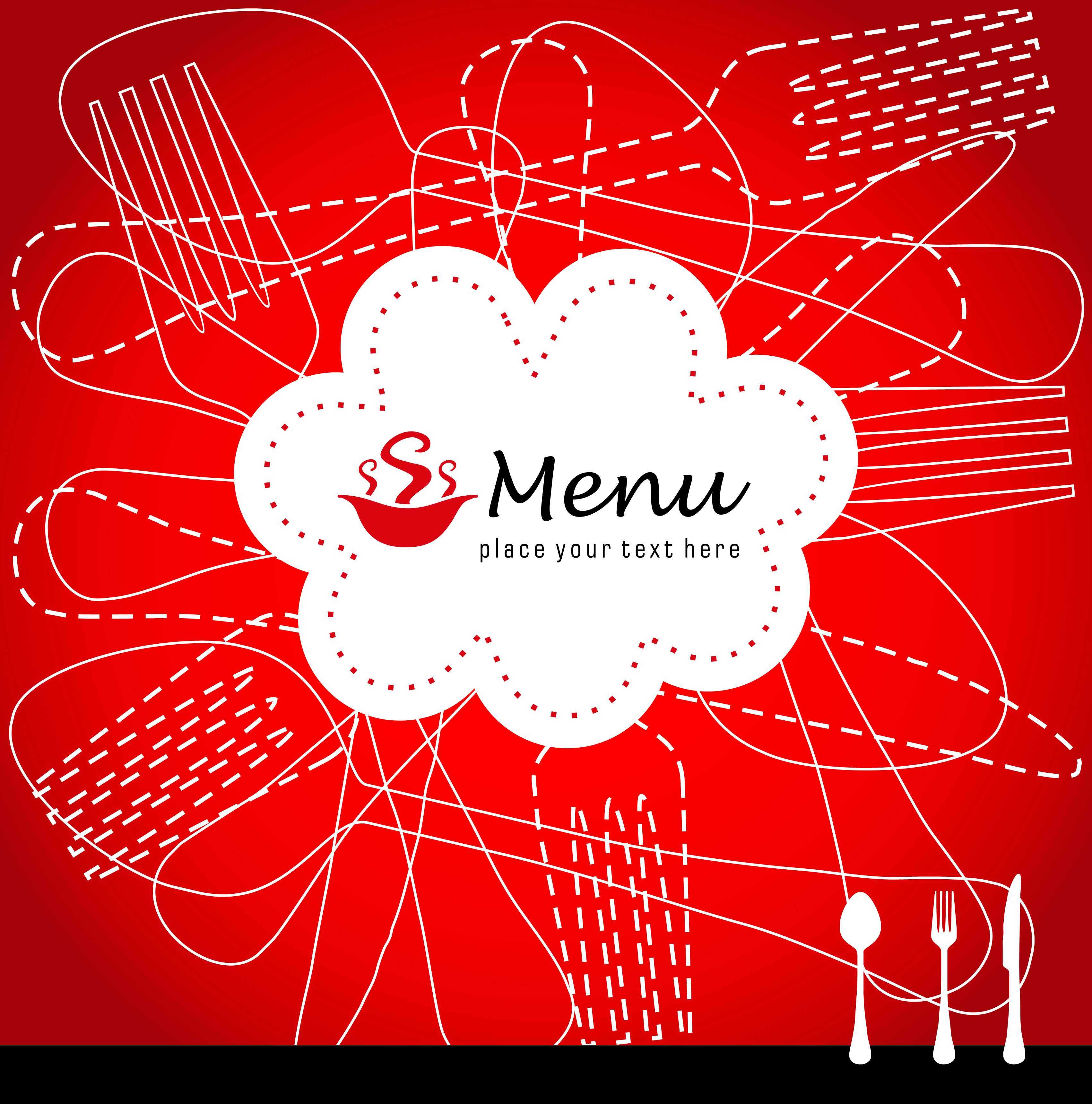 exquisite menu cover 01 vector