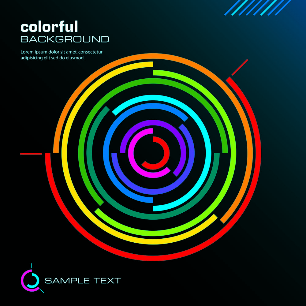 color line 02 vector