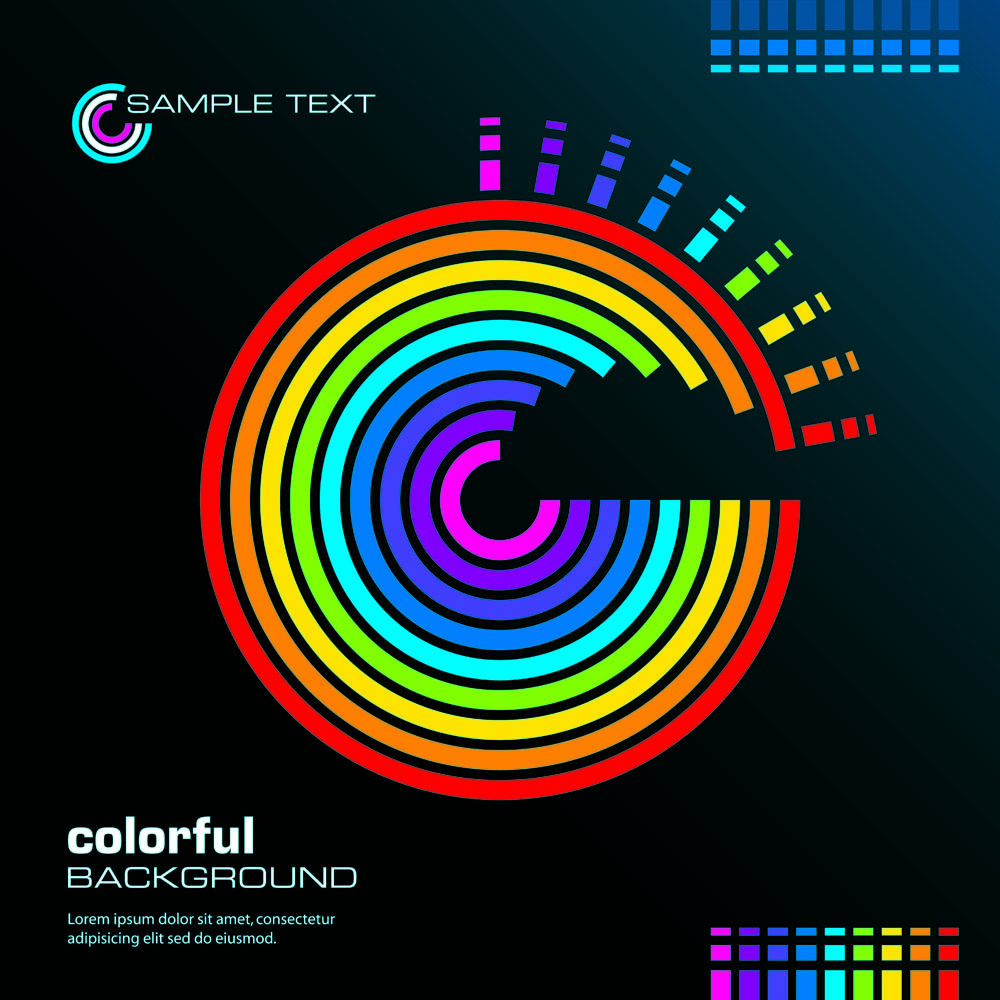 color line 03 vector