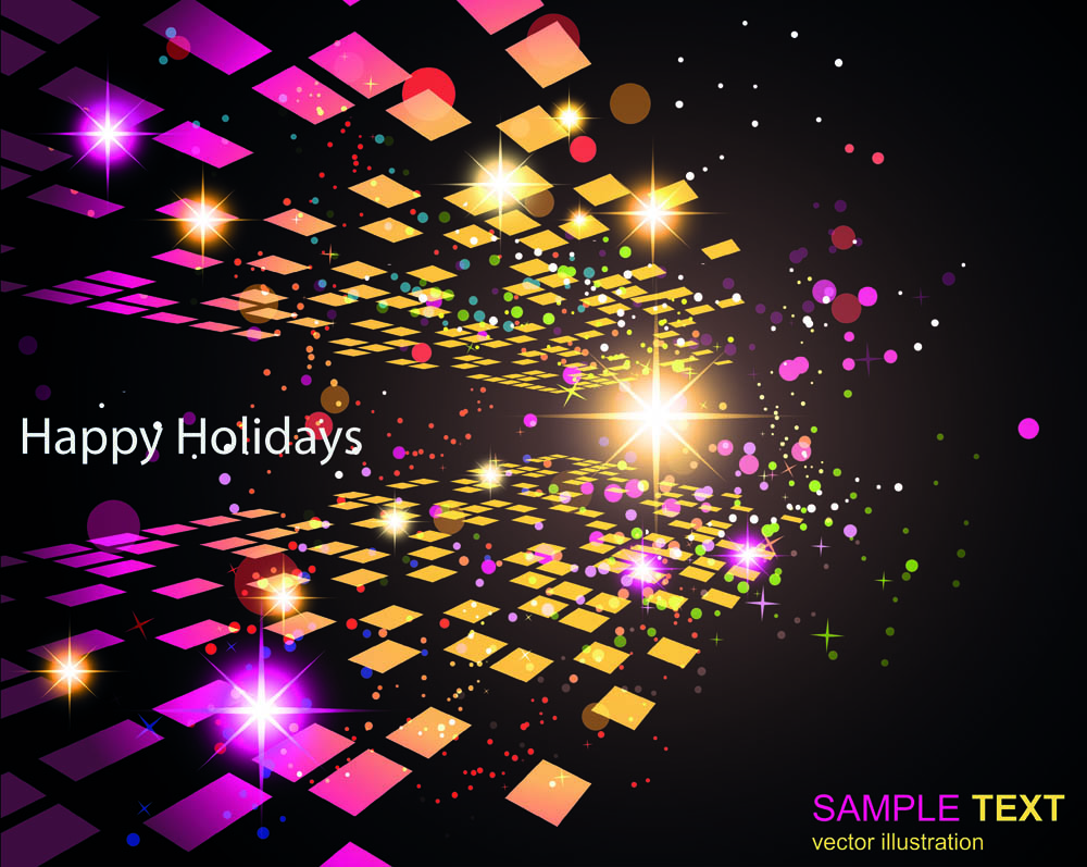 dynamic gorgeous bright color 01 vector