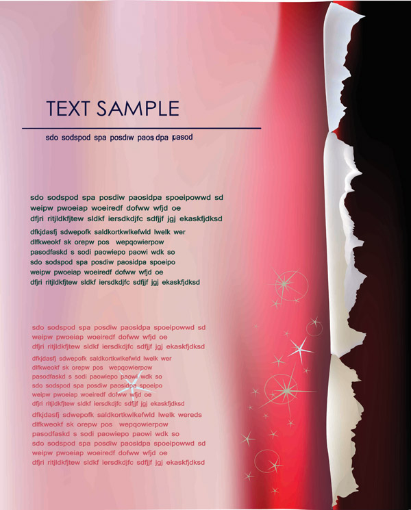 page template vector