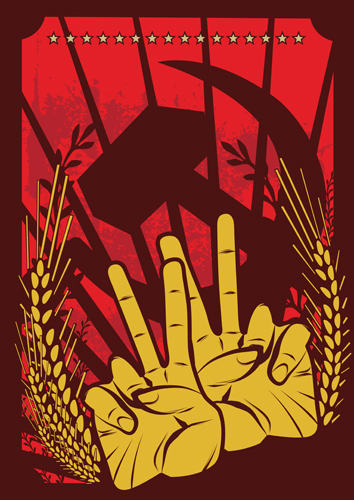 red revolution illustrator vector