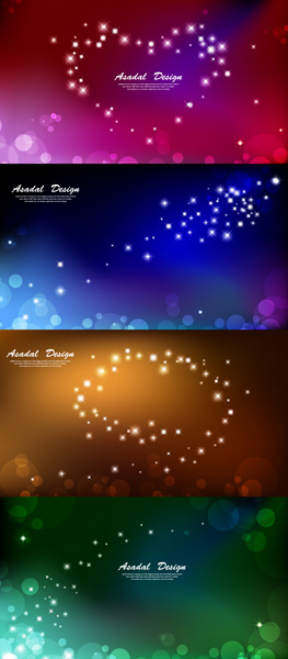 vector background dream star