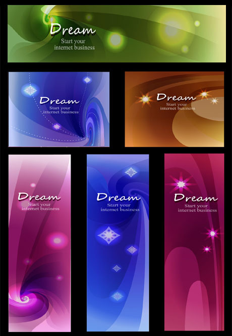 vector background dream star