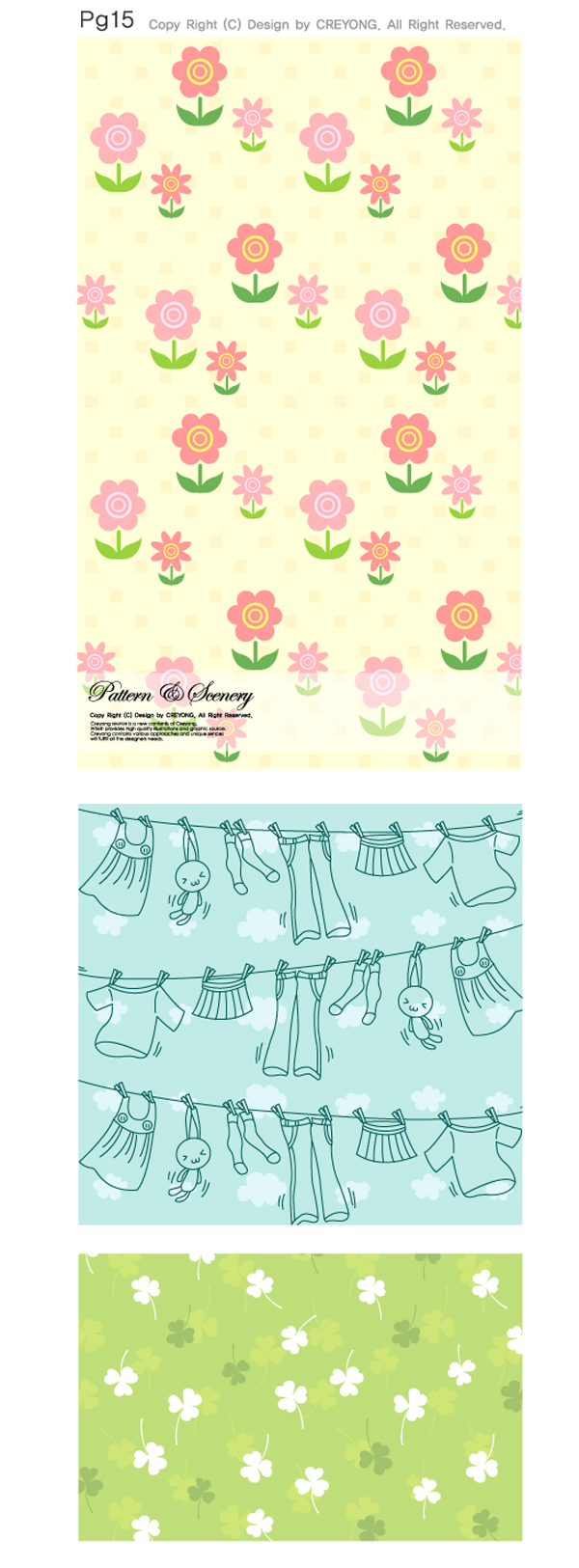 lovely background series vector 2