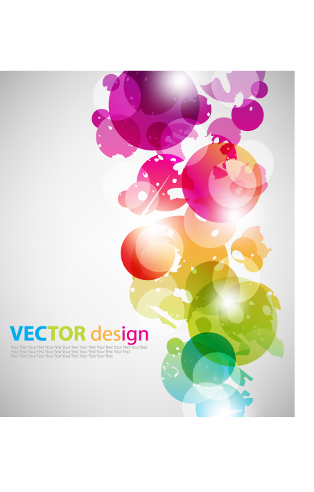 symphony superimposed circular vector background