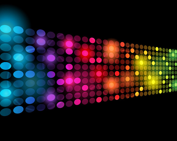 symphony of light vector dot background 2