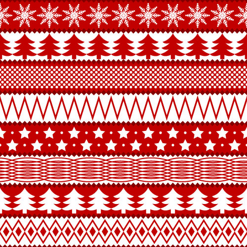 christmas two sides continuous background 02 vector