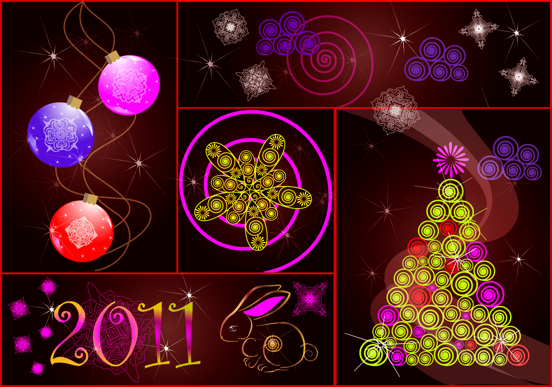 2011 festival background vector