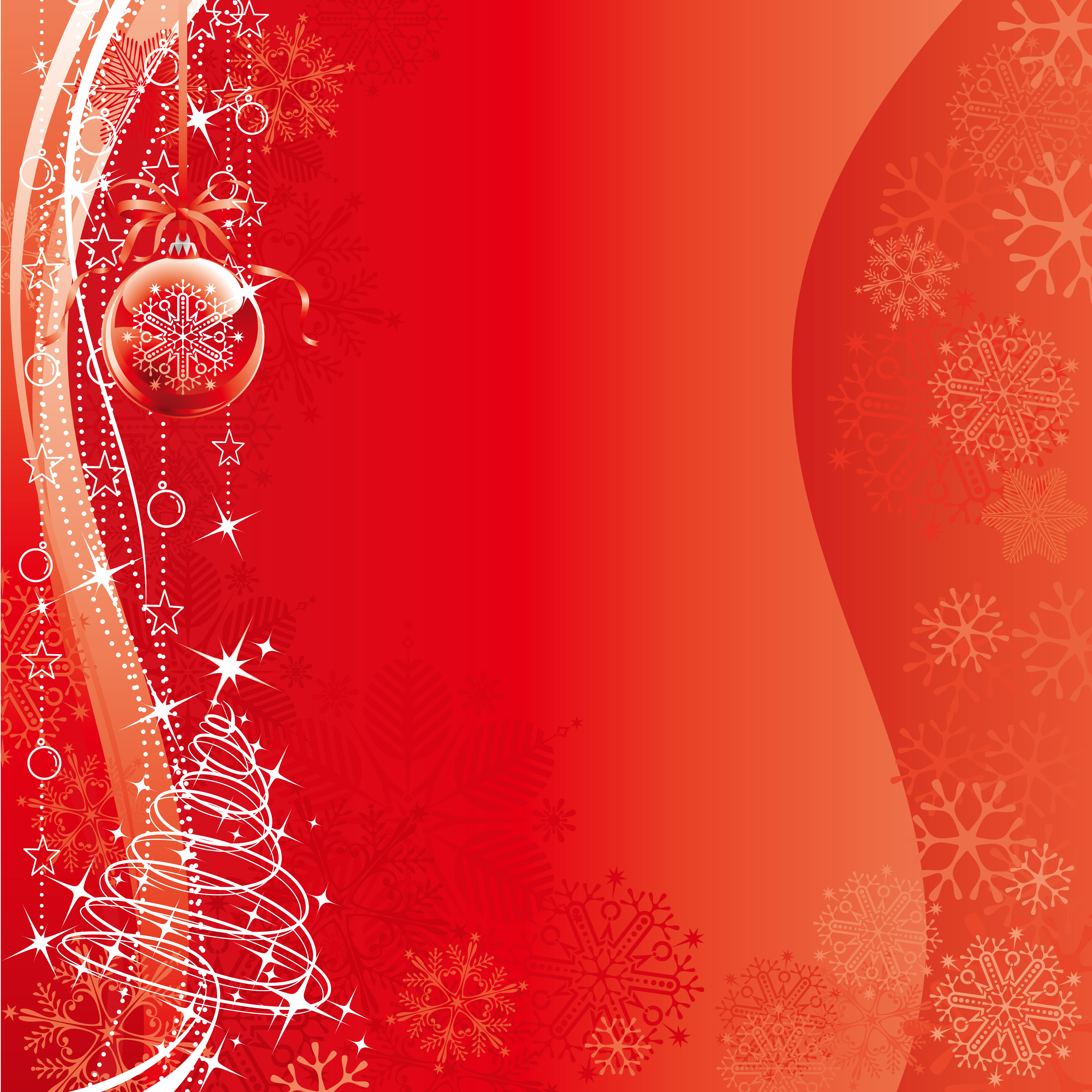 festive christmas card background vector