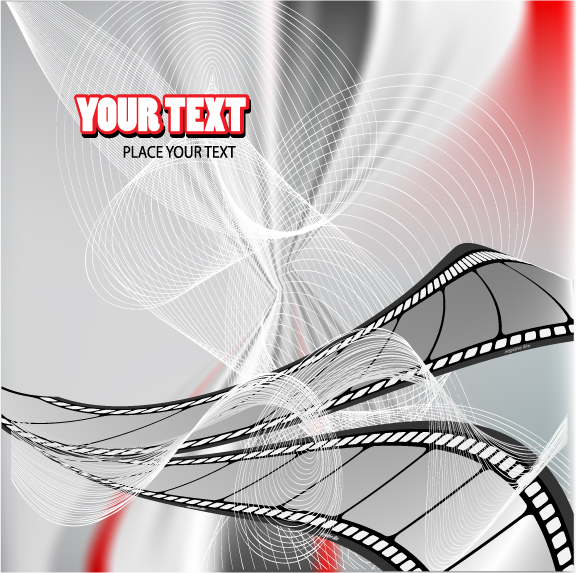 movie theme vector background