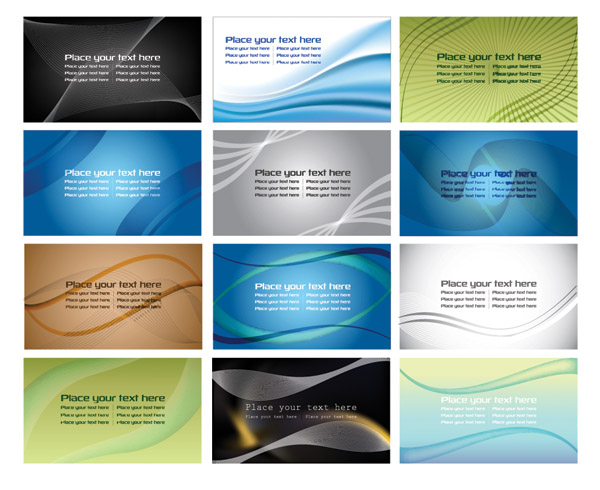 variety of dynamic lines of the background vector