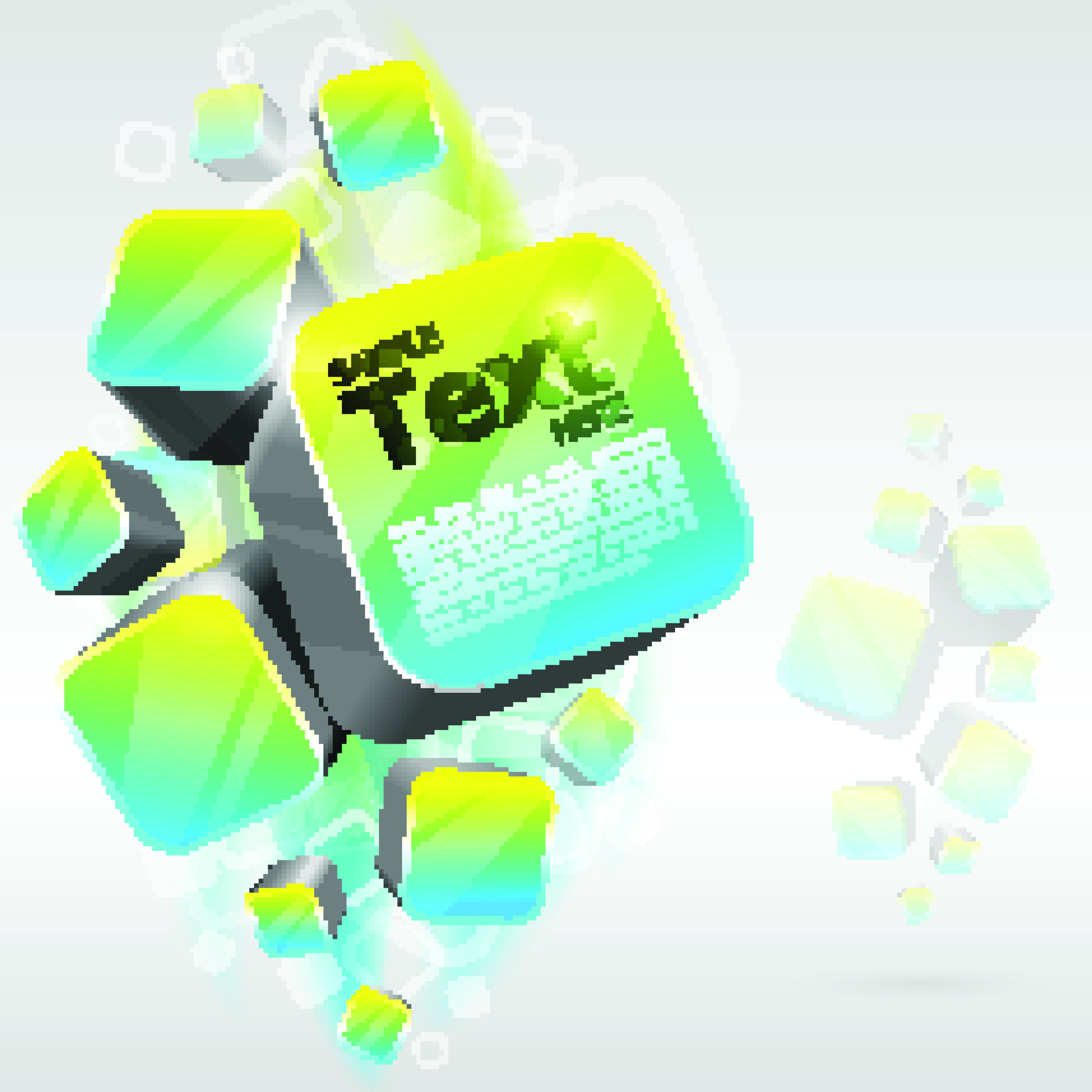 symphony cube vector background